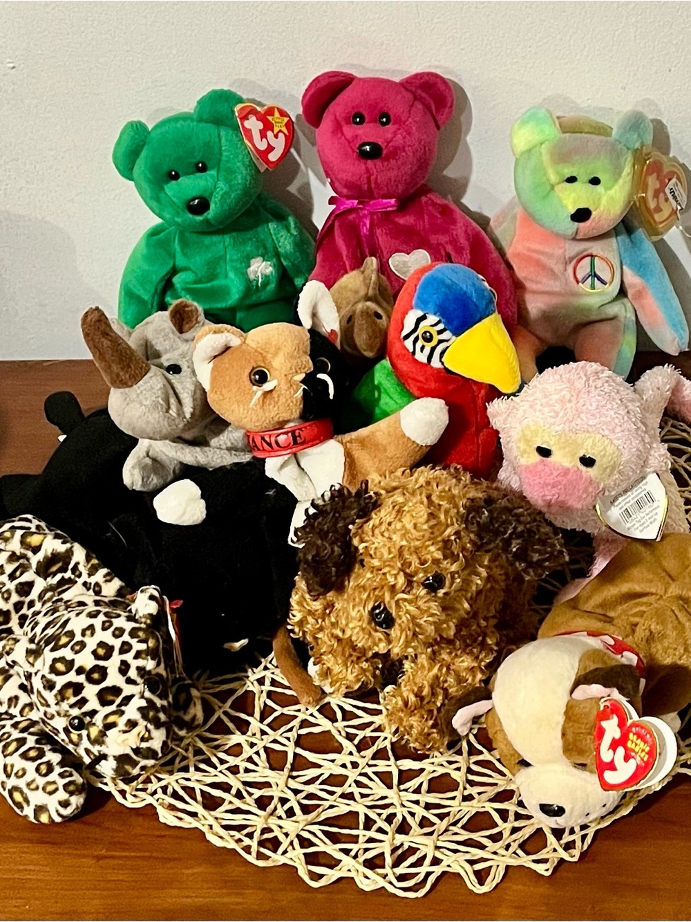 Ty Plush Beanie Babies 12 plushies